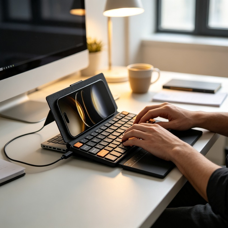 Wireless Keyboard Mini - لوحة مفاتيح صغيرة فائقة النحافة مخصصة