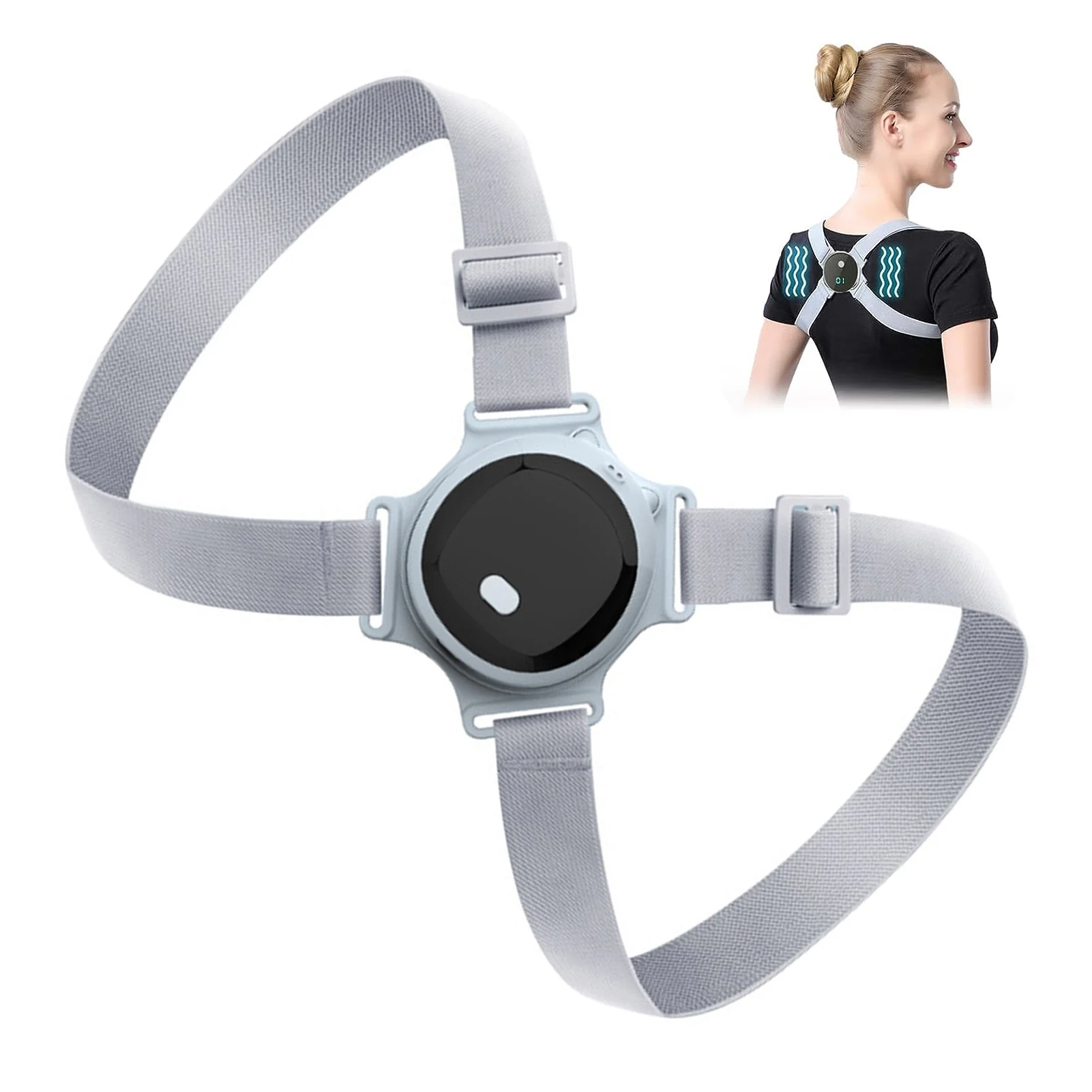 Smart Posture Sensor - الذكية الكهربائية مصحح الوضعية الظهر هدفين