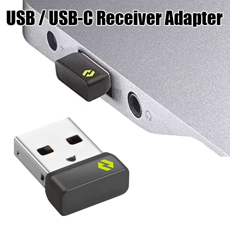 Wireless Keyboard Mini - محول استقبال لاسلكي USB/USB-C مناسب لفأرة