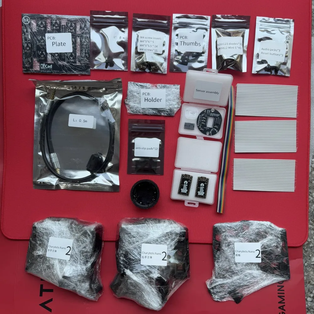 Wireless Keyboard Mini - Charybdis سبليت لوحة المفاتيح PCB المواد