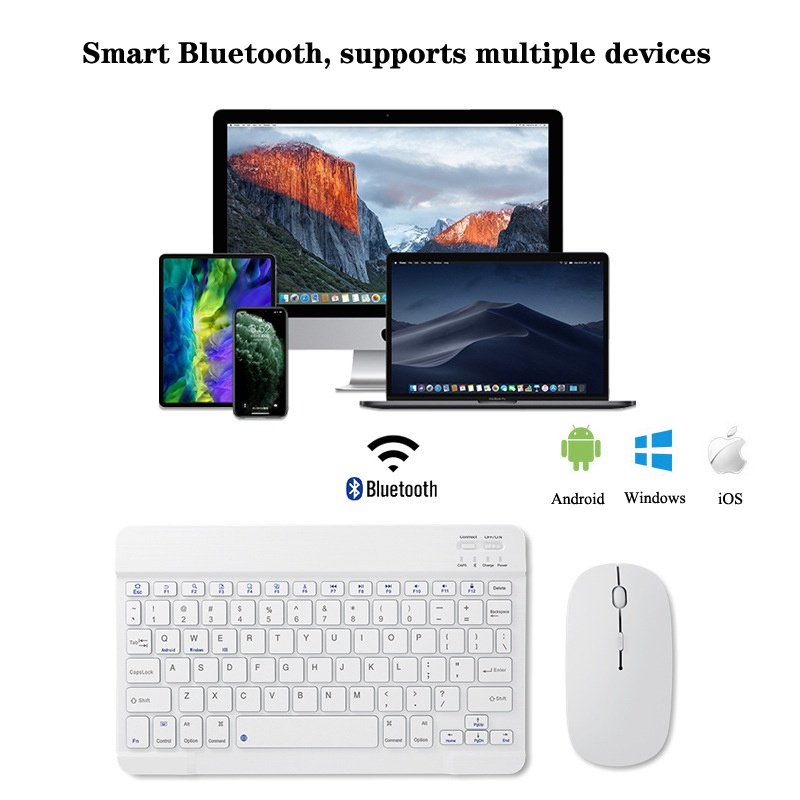 لوحة مفاتيح لاسلكية عالمية لها - مراجعة Wireless Keyboard Mini وسعره