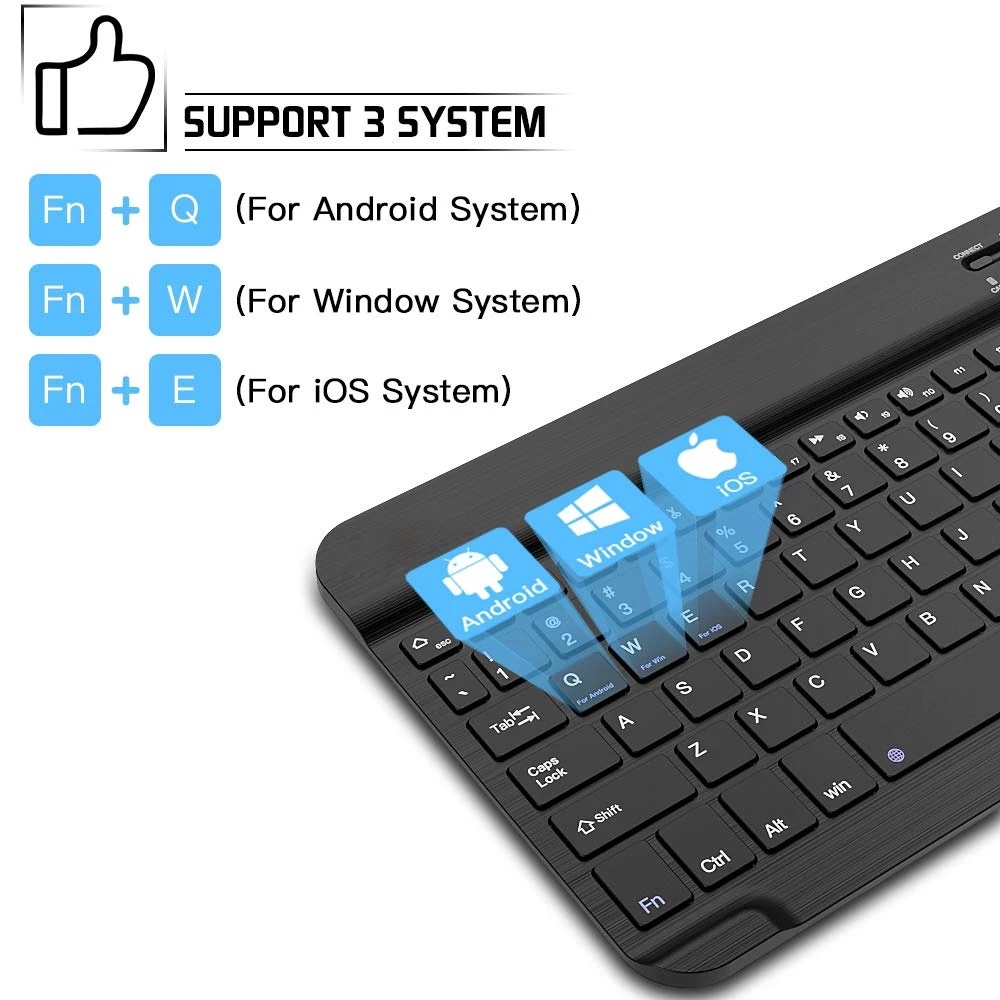 لوحة مفاتيح لاسلكية عالمية لها - مراجعة Wireless Keyboard Mini وسعره