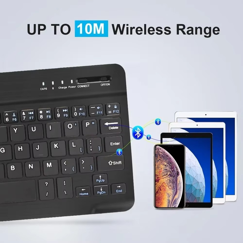 لوحة مفاتيح بلوتوث 5.0 لاسلكية - مراجعة Wireless Keyboard Mini وسعره
