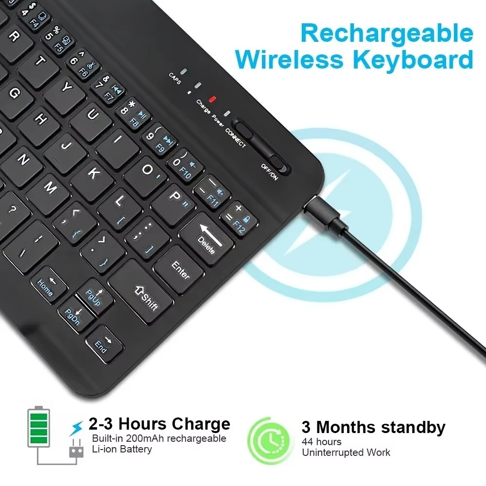 لوحة مفاتيح بلوتوث 5.0 لاسلكية - مراجعة Wireless Keyboard Mini وسعره