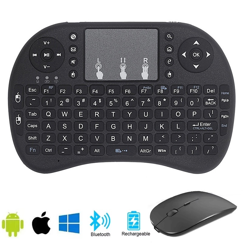 لوحة مفاتيح بلوتوث إنجليزية صغ - مراجعة Wireless Keyboard Mini وسعره
