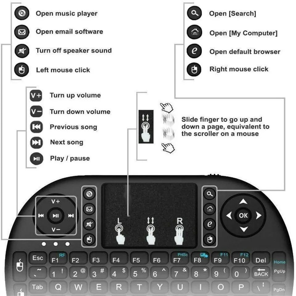 لوحة مفاتيح بلوتوث إنجليزية صغ - مراجعة Wireless Keyboard Mini وسعره