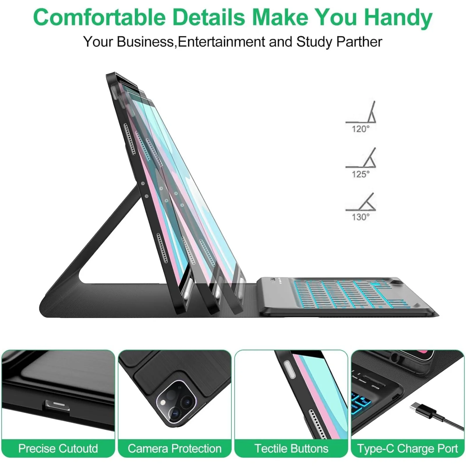 حافظة لوحة مفاتيح وماوس لجهاز  - مراجعة Wireless Keyboard Mini وسعره